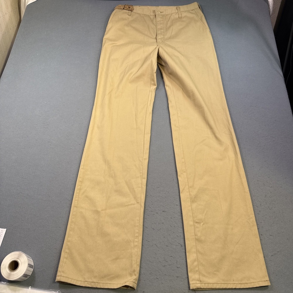 Vintage Sedgefield Manfit Mens Corduroy Pants‎ Beige Tan 1970's 34X38 NWT